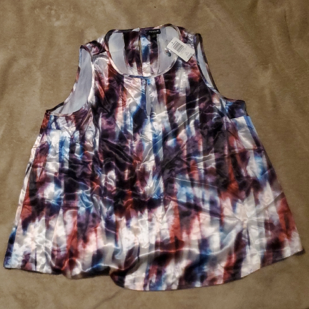 Torrid Colorful Tie-Dye Tank Top